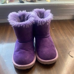 Toddler Girls Bailey Bow Uggs Purple & Pink